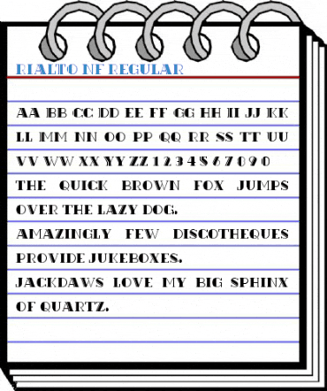 Rialto NF Regular Font