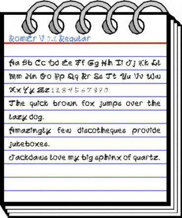 RomEr V 0.2 Regular Font