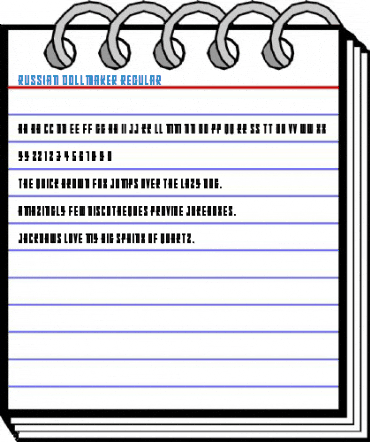 Russian Dollmaker Regular Font