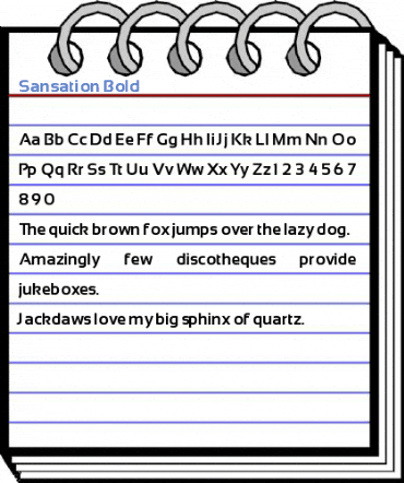 Sansation Bold Font
