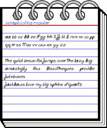 Scrapbooking Regular Font