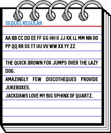 Sequel Regular Font