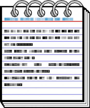 Serangkaian Pattern Regular Font