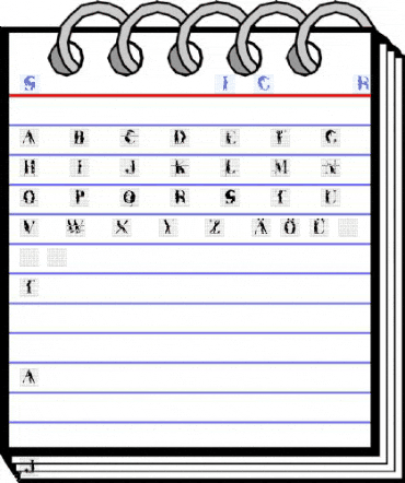 SilhouettesInGrids Regular Font
