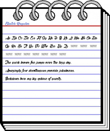Sketch Regular Font