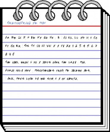 SketchyArch2 Medium Font