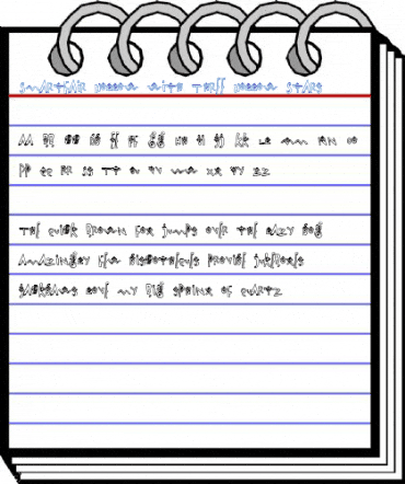 Smartfair Hollow with Three Hollow Stars Font