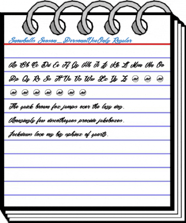 Snowballs Season_PersonalUseOnly Regular Font