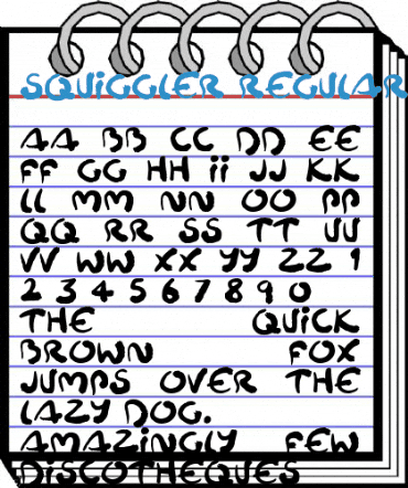 Squiggler Regular Font