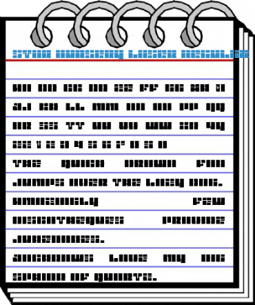 Star Nursery Laser Regular Font
