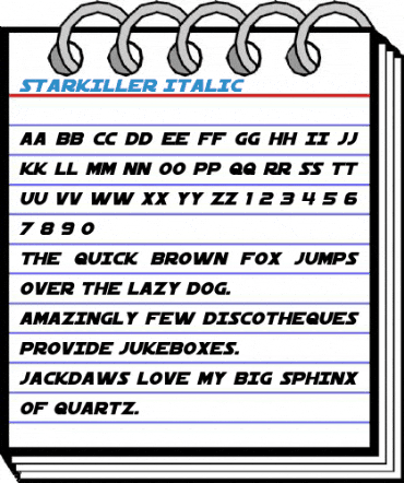 Starkiller Italic Font