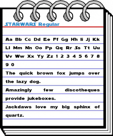 STARWARS Regular Font