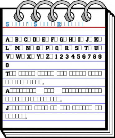 Stitch'n School Regular Font