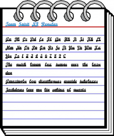 Team Spirit NF Regular Font