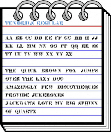 Tendrils Regular Font