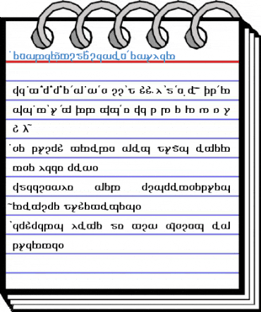 TengwarOptimeDiagon Regular Font