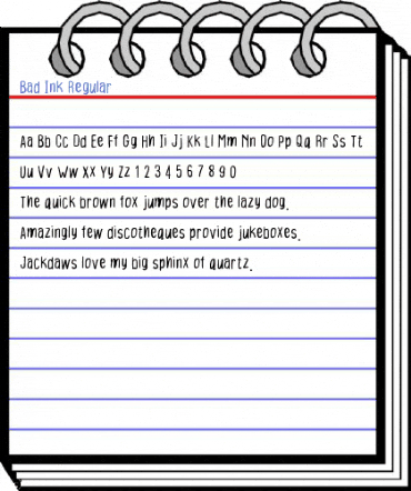 Bad Ink Regular Font
