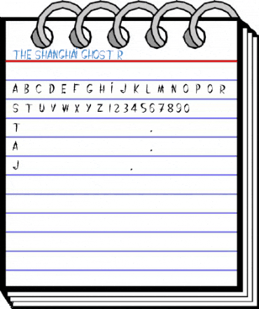 THE SHANGHAI GHOST Regular Font
