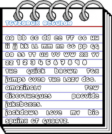 TOYZARUX Regular Font