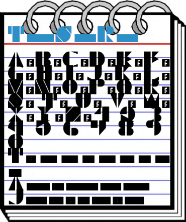 Trifolium Stencil Regular Font