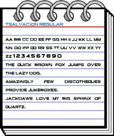 TSalvacion Regular Font