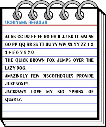 Uchiyama Regular Font