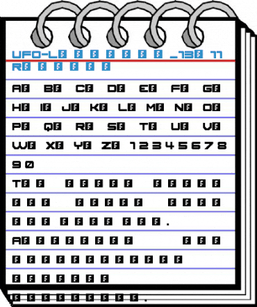 UFO-Linksite_13x11 Regular Font