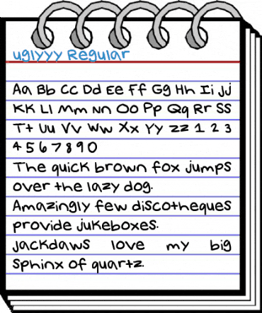 uglyyy Regular Font