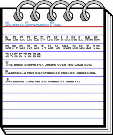 Ultimate Gameplayer Pixel Font