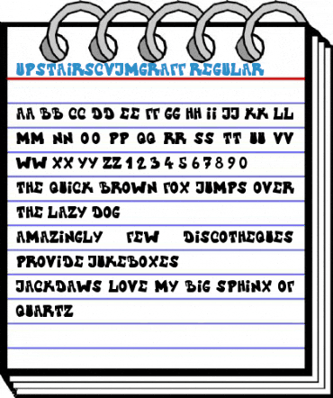 UpstairsCVJMgraff Font