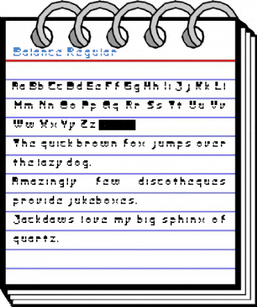 Balance Regular Font