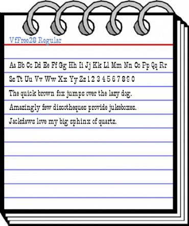 VfFree28 Font