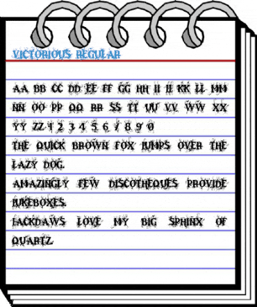 Victorious Regular Font