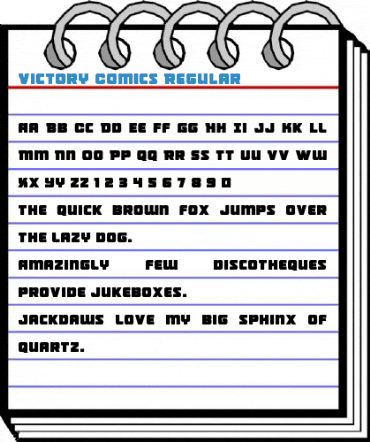 Victory Comics Regular Font