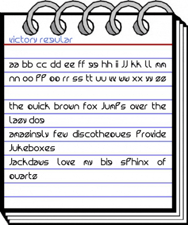 victory Regular Font