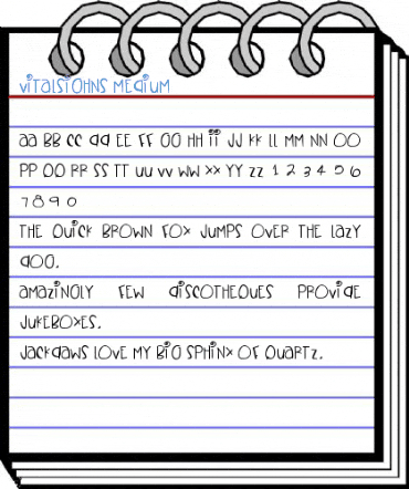 VitalSighns Medium Font
