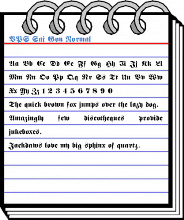 VPS Sai Gon Normal Font