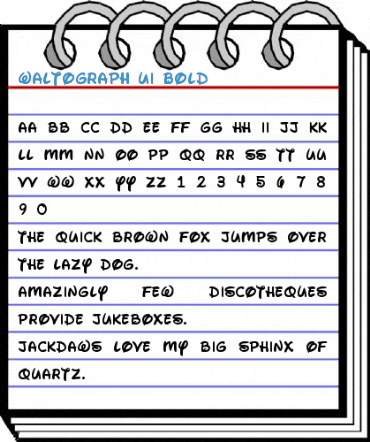 Waltograph UI Font