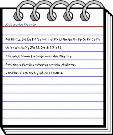 Xaligraphy Regular Font