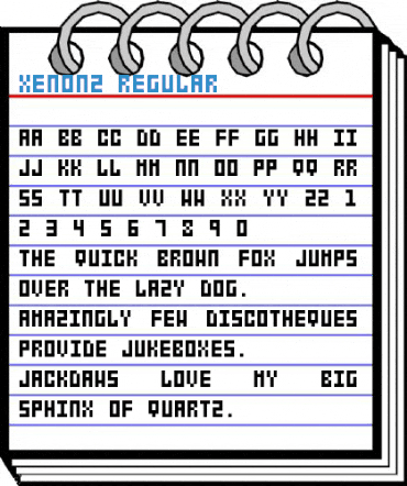 xenon2 Regular Font