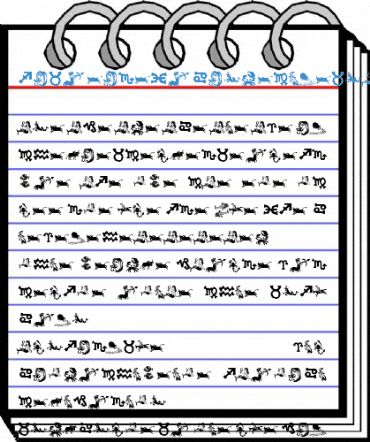 Xilo in Zodiac Font