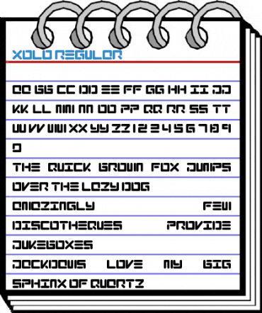 XOLO Regular Font