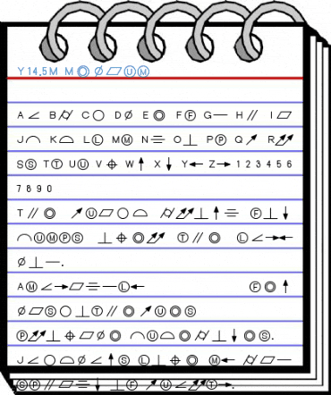 Y14.5M Medium Font