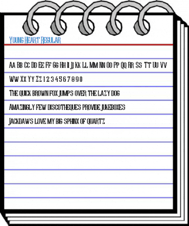 Young Heart Regular Font