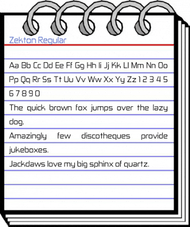 Zekton Regular Font