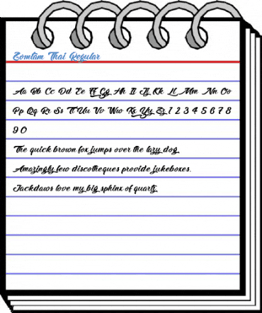 Zomtam Thai Regular Font