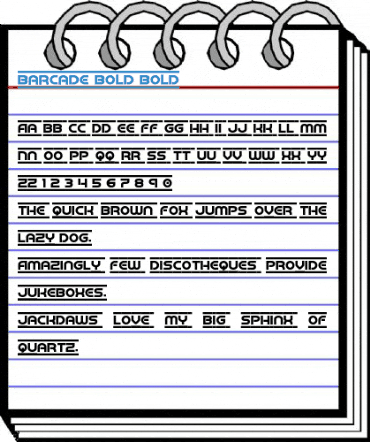 Barcade Bold Bold Font
