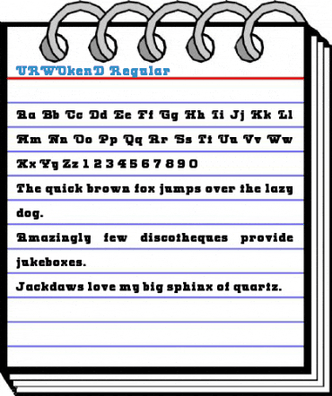 URWOkenD Font