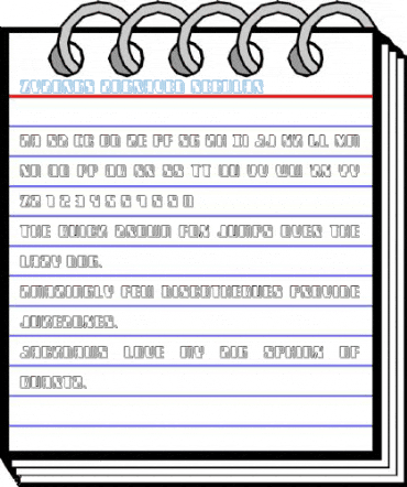 Zyborgs Engraved Regular Font