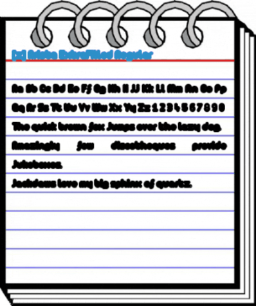 [z] Arista ExtraFilled Regular Font